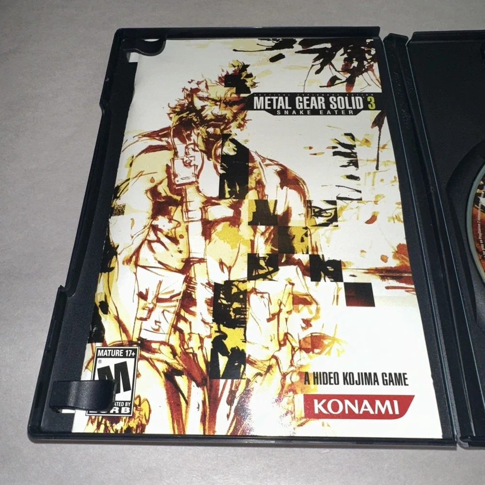 Metal Gear Solid 3 Snake Eater (PlayStation 2 PS2, 2004) CIB Complete Near Mint